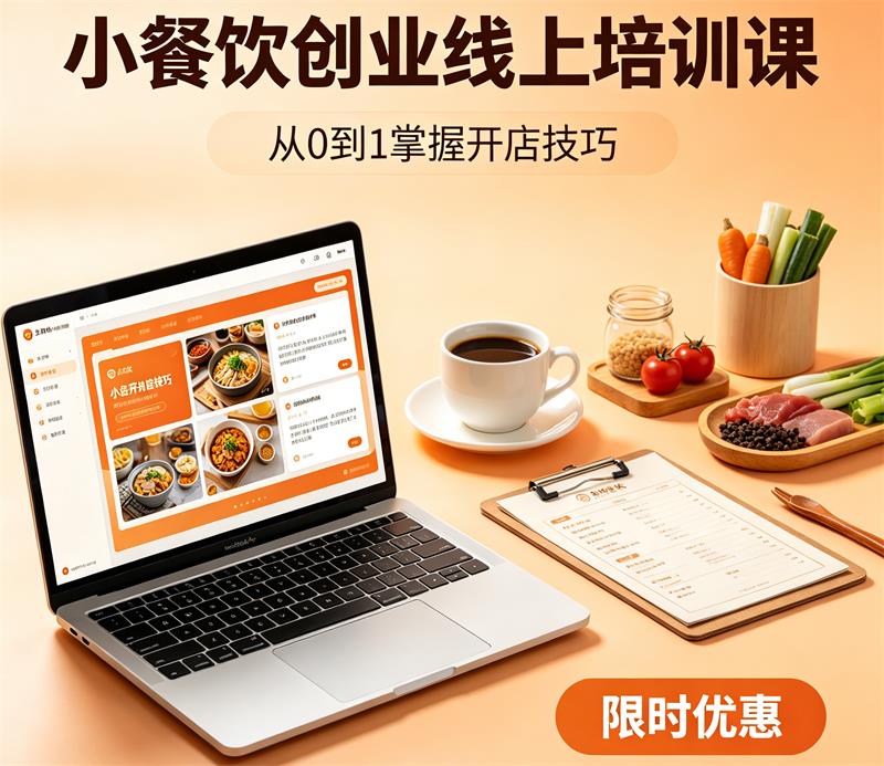 小餐饮创业线上培训课 小吃技术培训视频教程 百度网盘下载-中文资源库