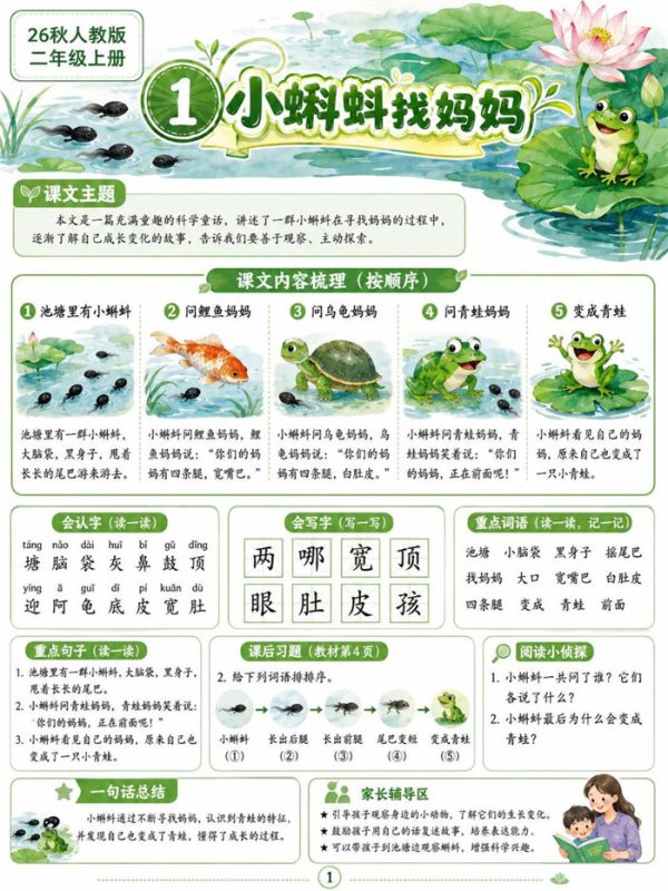 【36页高彩版】二年级上册语文辅助阅读知识卡片合集+共36张.pdf-中文资源库