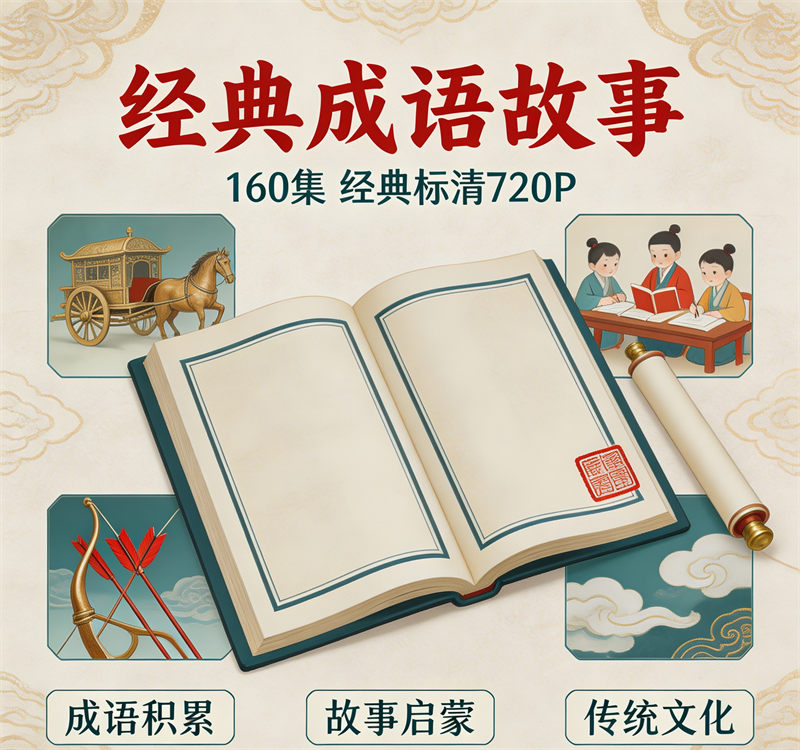 《经典成语故事》(160集) [经典标清720P] 儿童国学早教动画-中文资源库