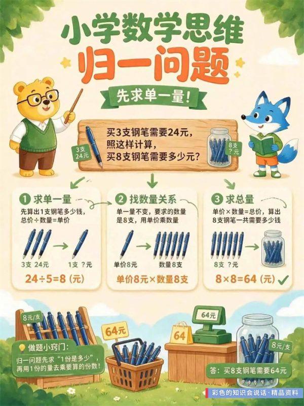 【9页高彩版】26秋小学思维训练9大难点题型.pdf-中文资源库