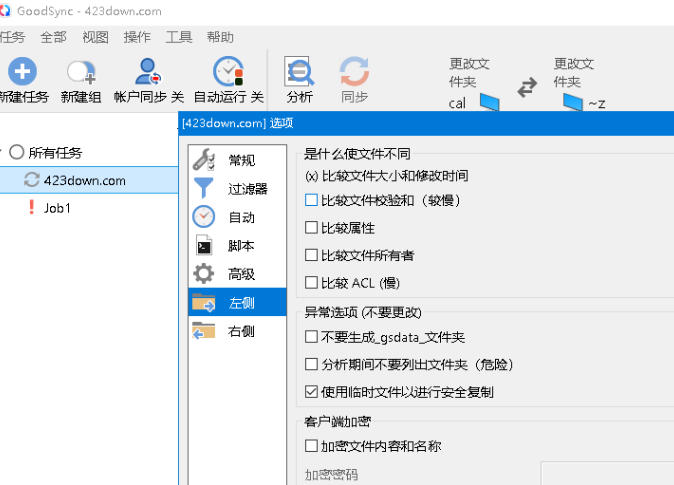 GoodSync数据同步工具v12.11.9 中文绿色版