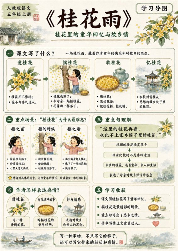 【高彩版34页】26秋五上语文学习导图.pdf-中文资源库