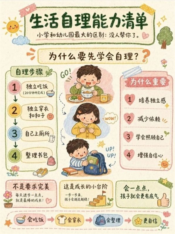 【8页高彩版】幼小衔接8大准备清单知识卡片.pdf-中文资源库