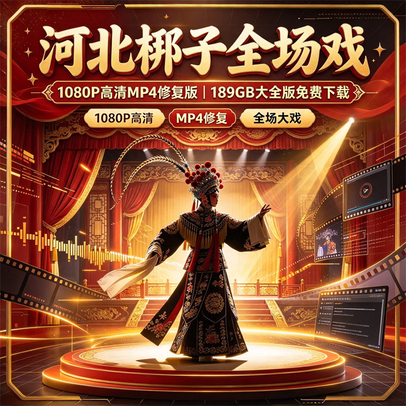 河北梆子全场戏1080P高清MP4修复版 189GB大全版免费下载-中文资源库