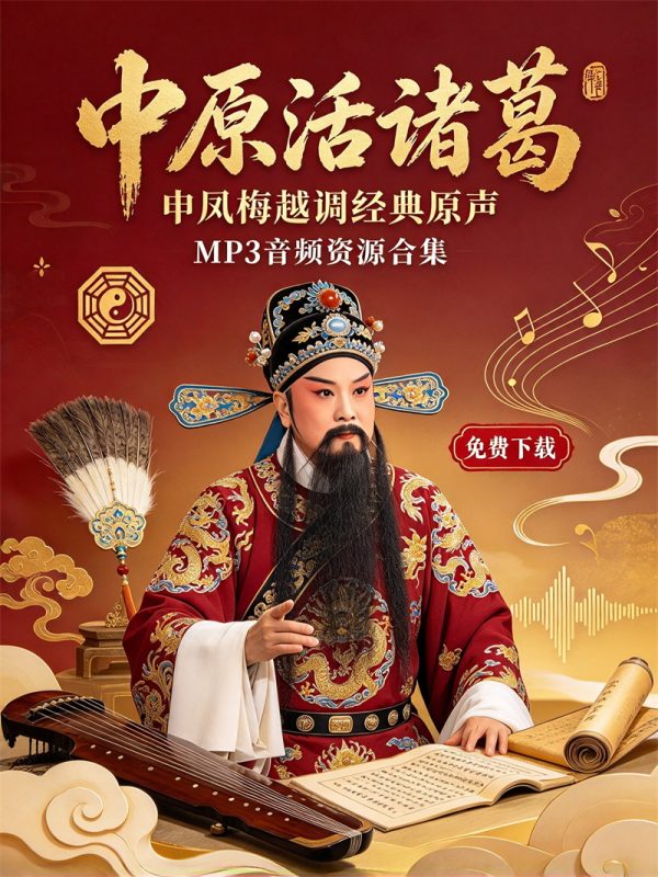 中原活诸葛申凤梅越调经典原声 MP3音频资源合集免费下载-中文资源库
